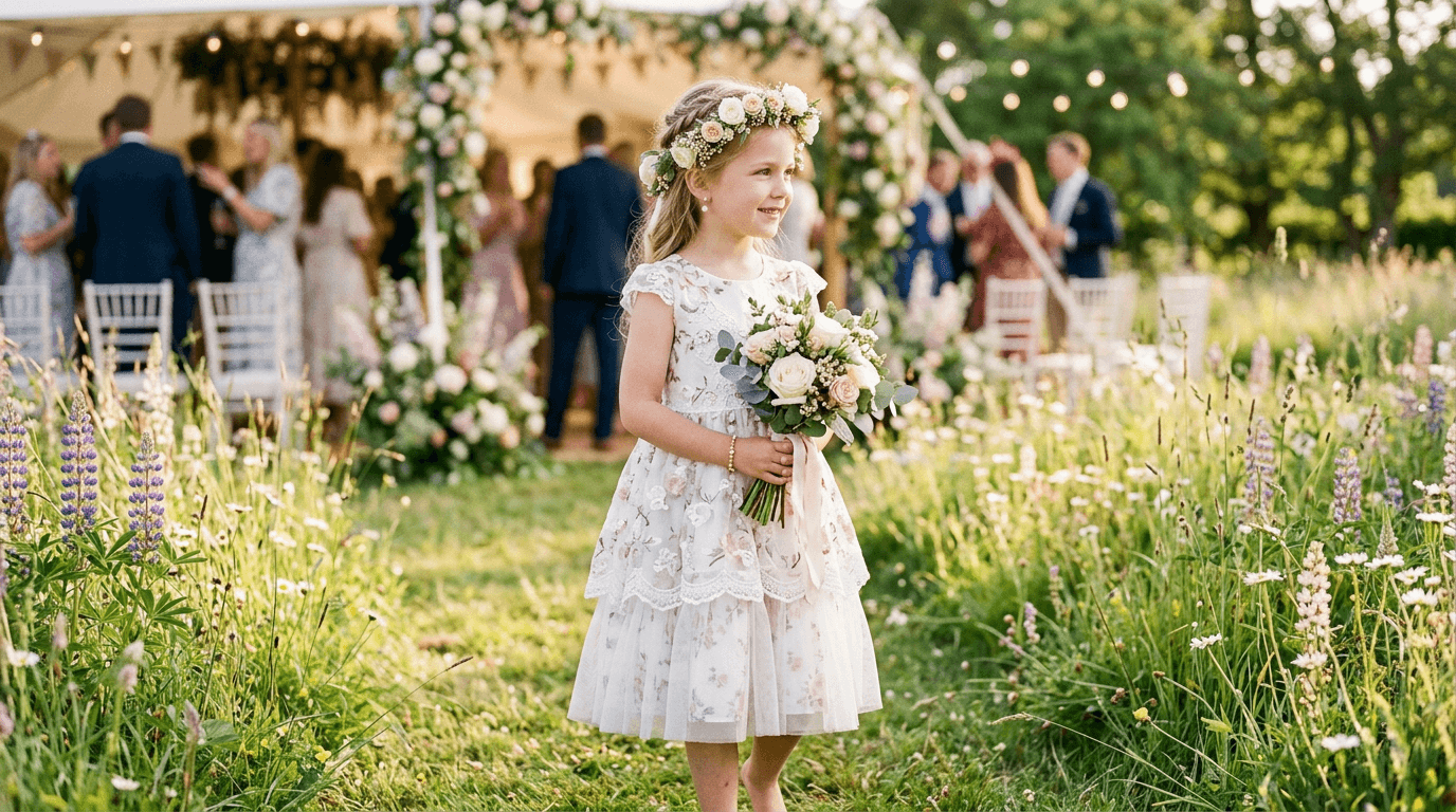 Frisur Kinder Mädchen Hochzeit 2026: Festliche Styles, die halten und bezaubern