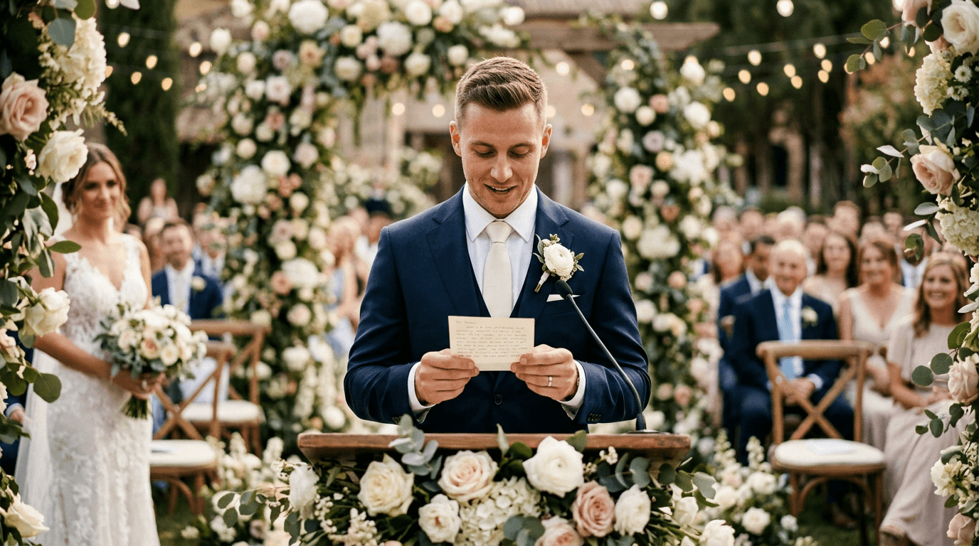 Hochzeitsrede Bräutigam: So findest du die richtigen Worte