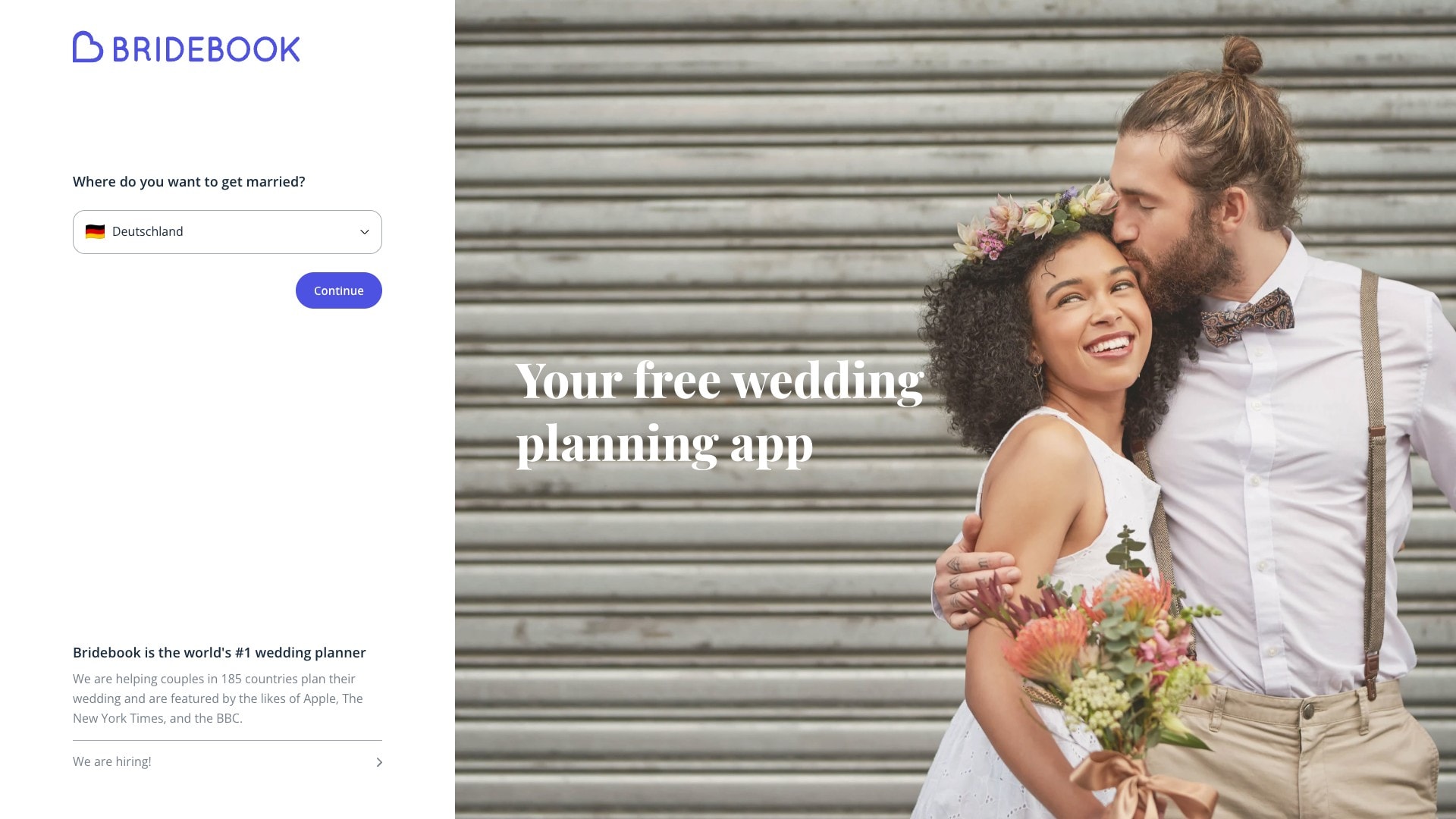 Bridebook Startseite